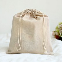 디더스트백 08 무지 삼베 면 주머니 50장, 베이지 9호_30X40(50장)