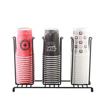 판매처에 문의 와이어 테이크 아웃컵 디스펜서 3구