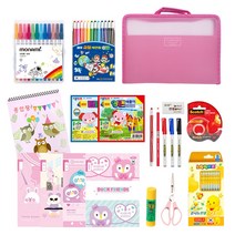 초등학교 문구세트 실속 입학선물 유치원 졸업선물, 9세트, 여아용