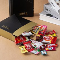 10개_간식 18종 무료라벨 성경책 박스 상자 선물세트 교회 성당 주일학교 초등 유치부 학생 꾸러미 단체 답례품, 26L6_성경책 든든한 간식 박스 X10