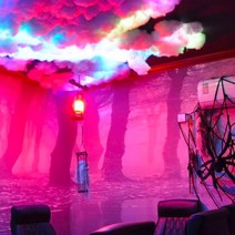 인테리어조명 빈티지 5M 3D 스마트 RGB LED 썬더클라우드 조명 장식 배경 EU/US 효과 분위기 방 게임 Hous, 01 no plug