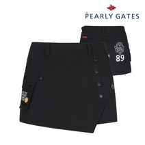 파리게이츠 골프 pearlygatesgolf여성 스탭 버튼 스커트 P52101PS371_BK, 000, BK