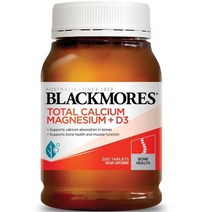 Blackmores 블랙모어 Total Calcium Magnesium D3토탈 칼슘 마그네슘 D3 타블렛 200정