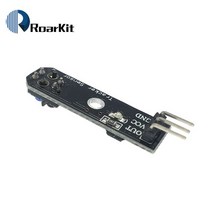 1PCS TCRT5000 적외선 반사 센서 IR 광전 스위치 배리어 라인 트랙 모듈 Arduino 다이오드 3 극관 보드 3.3v, 03 Black