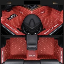 Ecool 캐딜락 바닥매트 코일매트 자동차바닥발판 차발매트 카매트 ATS CT6 CTS XT5 에스컬레이드 (캐딜락 첨부), 붉은색, XT5(16년~현재)