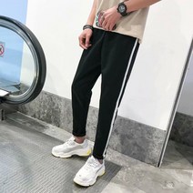 에스에이치컴퍼티 옆 굵은줄 포켓 세미 트레이닝팬츠 - 6768