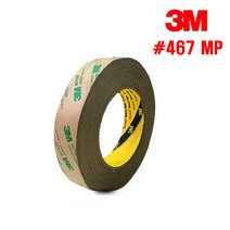 3M467MP 내열양면테이프 무기재전사양면테이프 대용량 55M (고내열도) 다양한사이즈, 3M 467(무기재전사양면테이프) 50mm