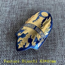 합금 헤드 배지 데칼 스티커 BMX 자전거 도로 프레임 스템 프론트 포크 고정 기어 튜브 DIY 보호, blue gold bianchi