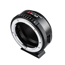 Viltrox NF-FX1 카메라 렌즈 어댑터 w/마운트 조절 조리개 링 니콘호환 G & D 후지 X-T2 X-E3 E2S, 한개옵션0
