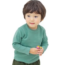 까꿍놀이터 커밍심플티3종세트 유아동 겨울기모티셔츠 국내제작 톡톡한 기모원단