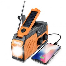 다기능 수동 크랭크 라디오 태양 크랭크 발전기 전원 AM/FM/NOAA 날씨 라디오 사용 비상 LED 손전등 보조베터리, CN, EU