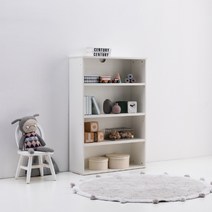 리바트 뉴꼼므 키즈 800 4단 책장(5색), 뉴꼼므 4단 책장 (퍼플)