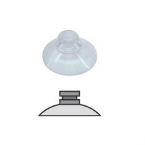 규즈몰 차량용 큐방 흡착판 압착판 압축 고무 초강력 투명 유리 부착 22mm 16P