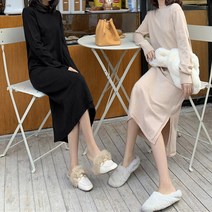 [리엘라]웨시 롤링 니트원피스