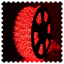 LED 원형 논네온 적색 50M 로프라이트 간접등 무드조명 장식조명