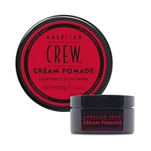 유럽직구 헤어 왁스 AMERICAN CREW 크림 포마드 85g 남성용 포마이드 다양한 텍스처 및 매트 마감용 가벼운 홀드 습식 스타일링 제품