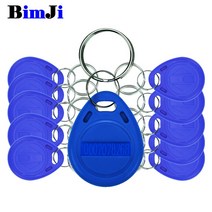 Rfid 읽기 전용 태그 100 Khz 근접 블루 컬러 RFID 카드 Keyfobs 키 Fob 액세스 제어 스마트 카드125 개