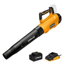 낙엽 송풍기 청소기 20V 무선 전기 휴대용 경량 배터리 전원, 4.0A 배터리가 장착된 20V 리프