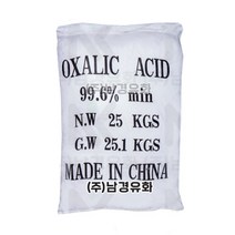 수산 옥살산 25KG OXALIC ACID 기름때 제거 녹제거 피혁가공, 1개