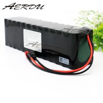 aerdu 13s4p 48v 12.8ah 1000watt 리튬 이온 배터리 팩 mh1 54.6v 전자 자전거 전기 자전거 스쿠터 25a 방전 bms, 없음