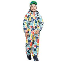 주니어스키복 키즈 아동 어린이 스키복 위한 스키 복 후드 따뜻한 소년 rompers 스노우 보드 스포츠 겨울 소녀 스키 복 방수 눈 옷 174