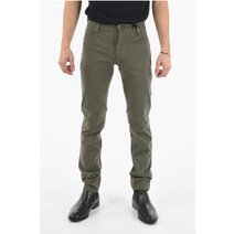 Woolrich PENN-RICH 스트레치 코튼 5 포켓 PANTS 위드 VISIBLE 스티치 COWYPAN0144UT1553 61