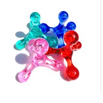 유용한 미니 수동 마사지기 4 공 팔 뒤 다리 머리 발 침술 포인트 마사지 도구 휴식 부종 지방 제거, 03 random 1pc