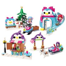 코어몰 겨울축제 4종세트 레고호환 블럭