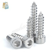 특수볼트M2 M2.6 M3 M3.5 M4 304 스테인레스 스틸 알렌 육각 소켓 헤드 캡 셀프 태핑 나사 볼트 너트 패스, 11 M2.6x16mm