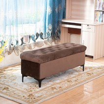 등받이없는쇼파 거실평상 옷방 벤치형쇼파 벤치의자 가정용붙박이쇼파 신발가게 신발장 벨벳, 180*43*45 보관함, 다크 브라운 벨벳 원단