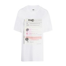 [MM6 MAISON MARGIELA] 로고 프린팅 반팔 티셔츠 S52GC0235 S239