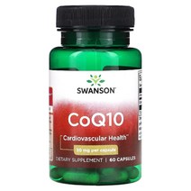 Swanson (스완슨) CoQ10 10mg 캡슐 100정, 10 mg, 120 개