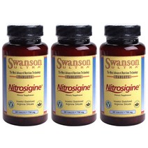 스완슨 울트라 니트로시진 750mg 타블렛, 60개입, 3개