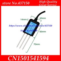 RS485 토양 온도 습도 센서 토양 수분 센서 토양 전도도 센서 420mA 05V 02V RS485 modbus 010V, 08 H and T   0-10V