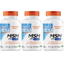 닥터스베스트 MSM 1500mg 타블렛, 120정, 3개