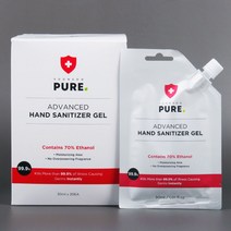 [와이지메디컬] 순수 퓨어 휴대용 핸드 새니타이저겔 30ml 20개 손소독제 손세정제 핸드젤 핸드겔 핸드워시 에탄올 살균제 손살균제 핸드살균제 클린겔, 상품고르기