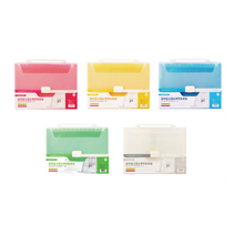 에코청운 칼라칩 고급 도큐먼트 파일 A4, 레드, 1개