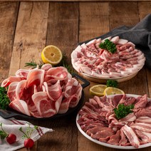 김해 가락푸드 국내산 뒷고기 꼬들살 대패 특수부위 모듬 300g 500g 1kg 돼지고기, 뒷고기 모듬 1kg