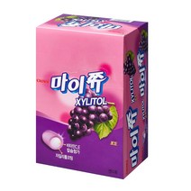 크라운 마이쮸 포도 용기, 110g, 6개입