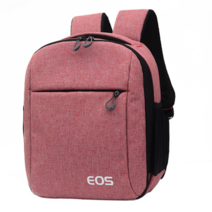 주닉스 ZNS-1904 DSLR 카메라 렌즈 백팩 배낭 가방 카메라백, 핑크