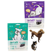 [냥냥이멍멍이] 옵티펫 덴탈애 강아지 고양이 구강관리 간식 껌, 강아지용(연어맛)