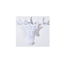 주방 침실 벽 후크 키 홀더 뿔 미국 더블 후크 강력한 하중 천공이없는 베어링 가정용 액세서리, c8-2