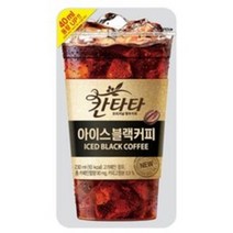 칸타타 아이스 블랙 파우치 230ml 50팩, 1박스