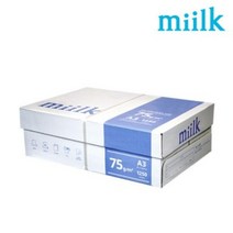 엑소 밀크 A3 복사용지(A3용지) 75g 1250매 1BOX, 단품