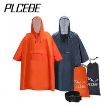 플씨드 판초우의 남녀공동 우비 등산 비옷, 판초우의-네이비