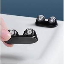 접착 바퀴 가구 가전 이동 소형 운반 바퀴 4p, 블랙4P