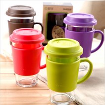 글라스락 내열강화 에코컵380ml, 1개, 퍼플(전용상자)