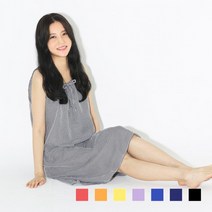 SSBUM/ 데일리 민소매 지짐이 원피스 S