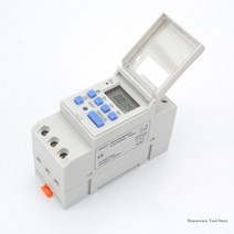 7일 프로그래밍 가능한 디지털 전자 주간 산업 타이머 스위치 릴레이 제어 8*3*6cm LED TM615-16A, 01 Timer