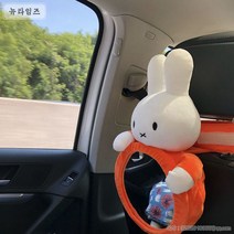 차량용 백미러 자동차 카시트 관찰 거울 자동차 백미러뉴타임즈+A13, 주황 토끼